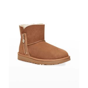 UGG Women's Bailey Zip Mini Boots - Chestnut 7M